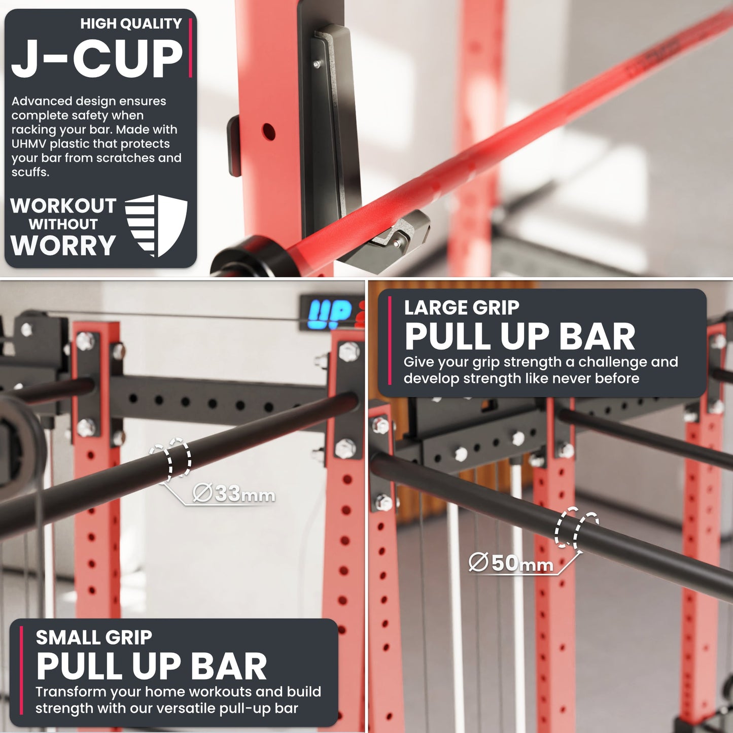 Synergee 2300 Series Power Cage with Synchronized Loaded Cable Cross Overs