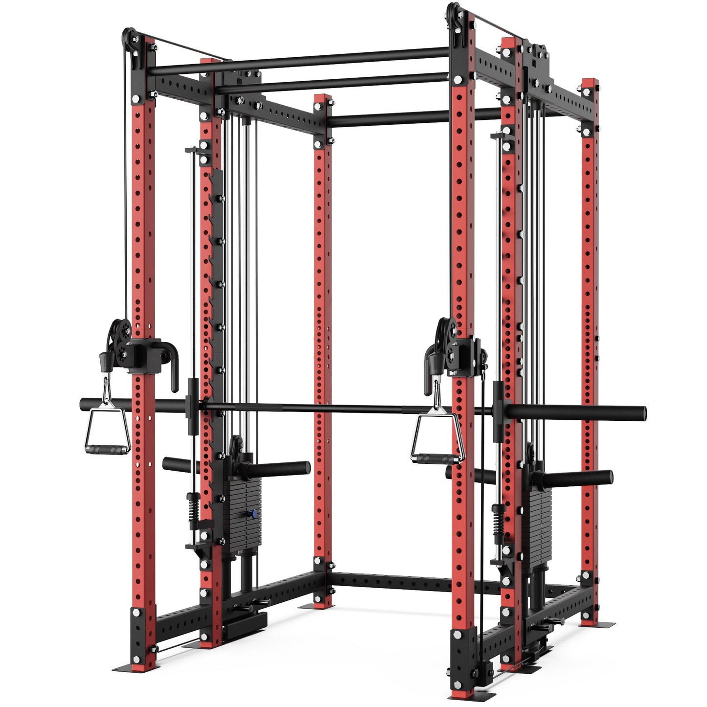 Synergee 2300 Series Power Cage with Plate Loaded Cable Cross Overs and Smith Machine