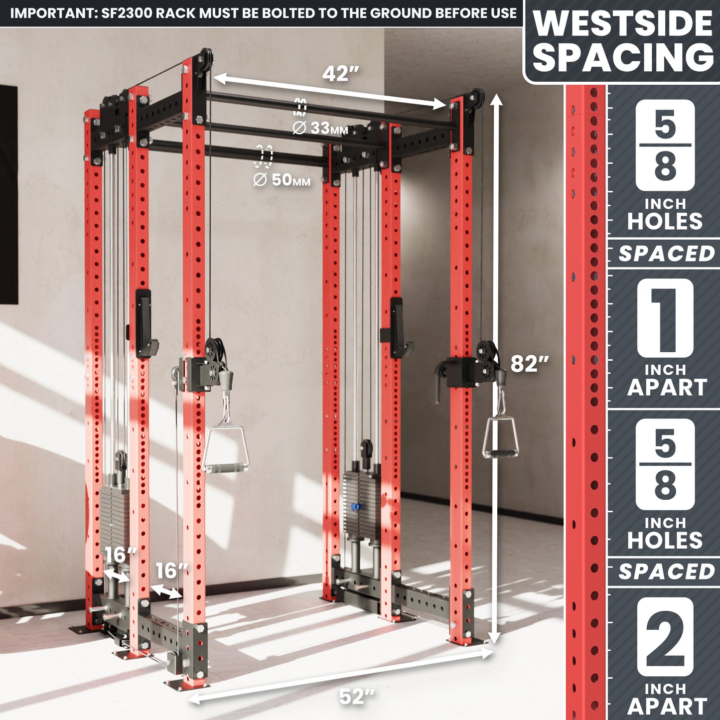 Synergee 2300 Series Power Cage with Smith Machine