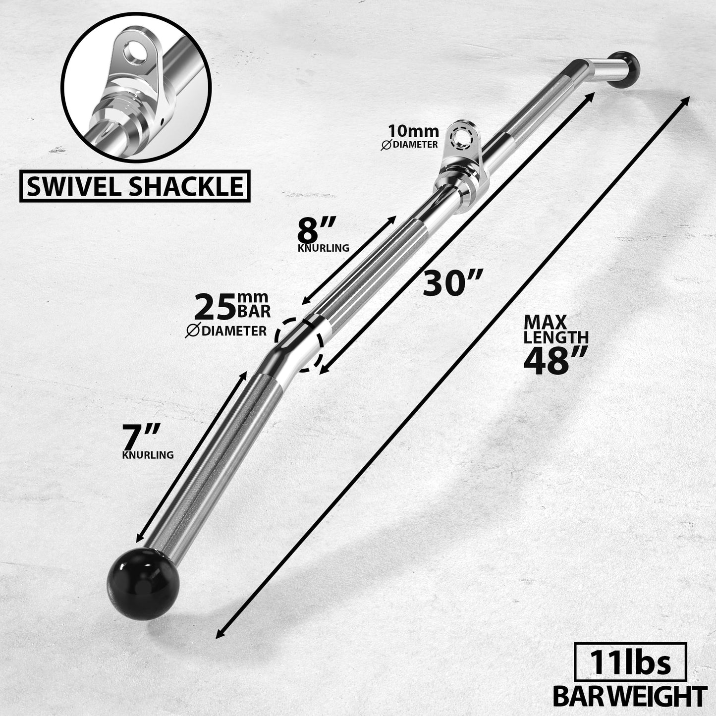 Synergee Lat Bar Cable Attachment
