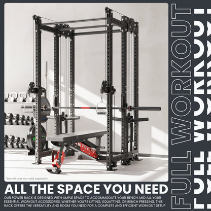 Synergee 2300 Series Power Cage with Plate Loaded Cable Cross Overs