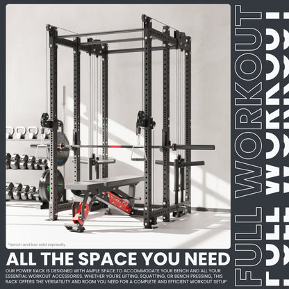 Synergee 2300 Series Power Cage with Plate Loaded Cable Cross Overs