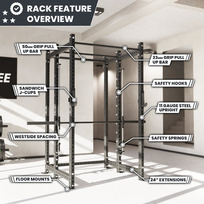 Synergee 2300 Series Power Cage with Smith Machine