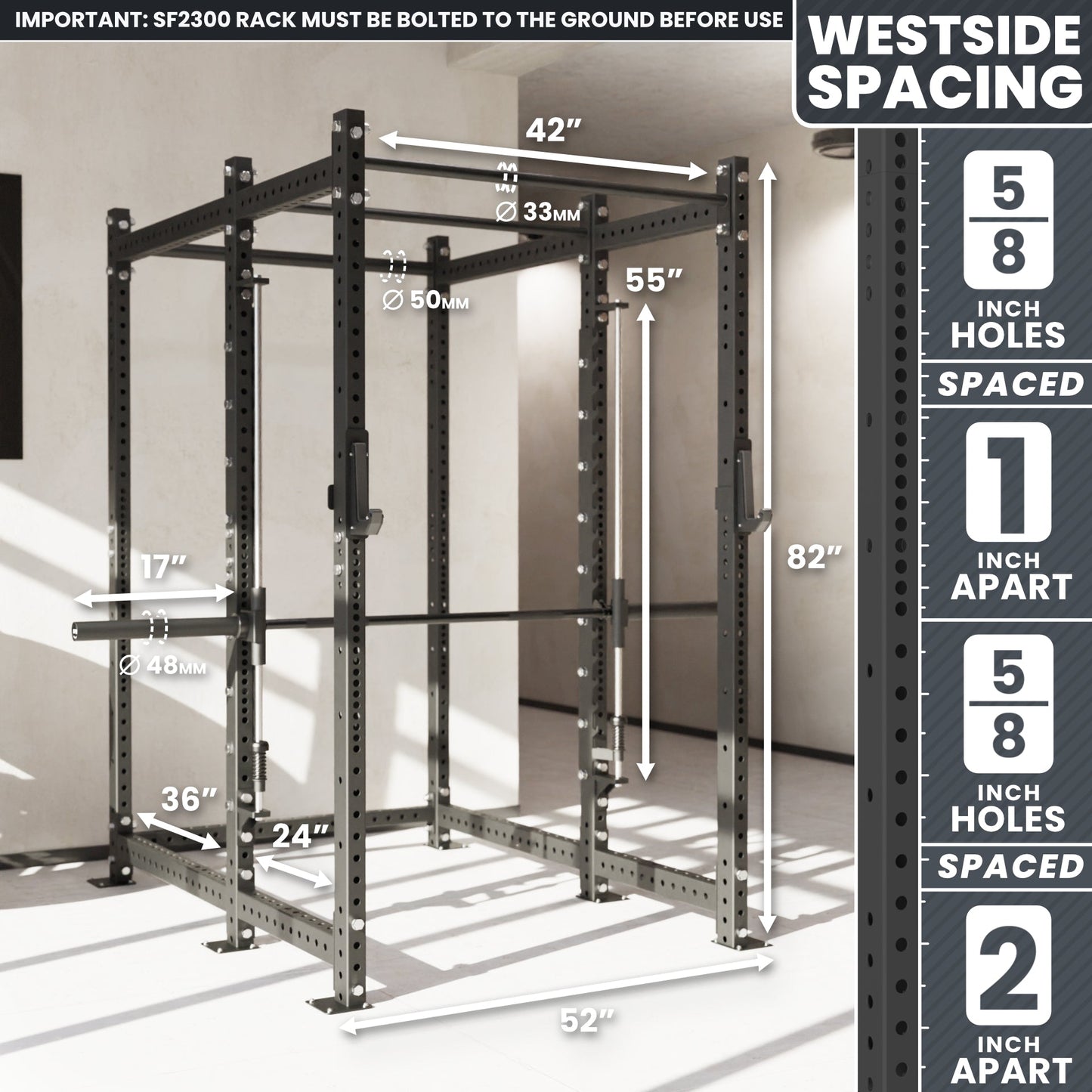 Synergee 2300 Series Power Cage with Smith Machine