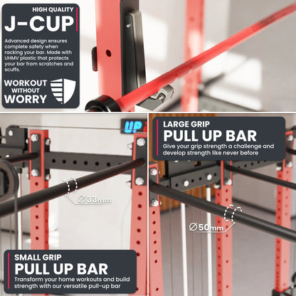 Synergee 2300 Series Power Cage with Synchronized Loaded Cable Cross Overs