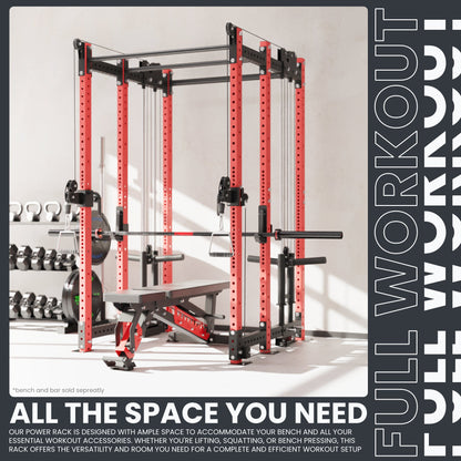 Synergee 2300 Series Power Cage with Plate Loaded Cable Cross Overs