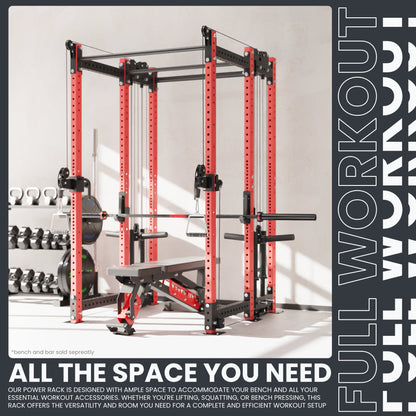 Synergee 2300 Series Power Cage with Plate Loaded Cable Cross Overs