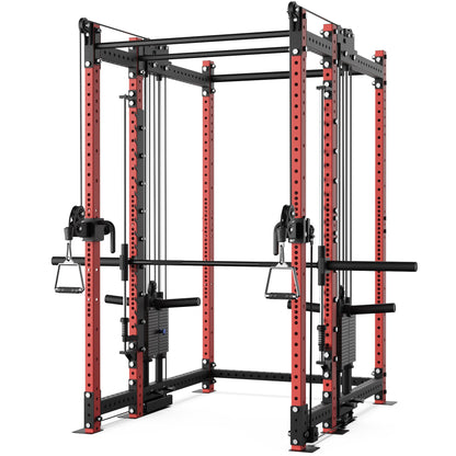 Synergee 2300 Series Power Cage with Plate Loaded Cable Cross Overs and Smith Machine