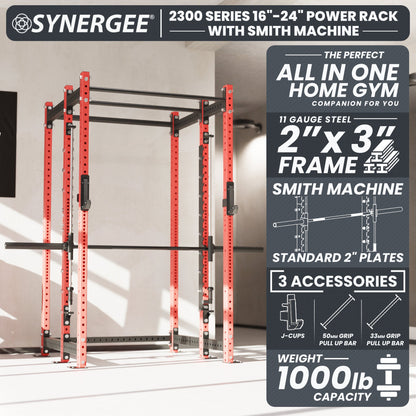 Synergee 2300 Series Power Cage with Smith Machine