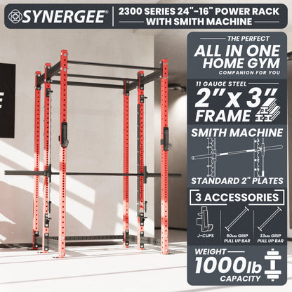 Synergee 2300 Series Power Cage with Smith Machine
