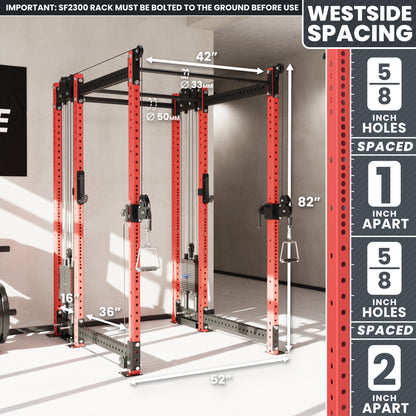 Synergee 2300 Series Power Cage with Synchronized Loaded Cable Cross Overs
