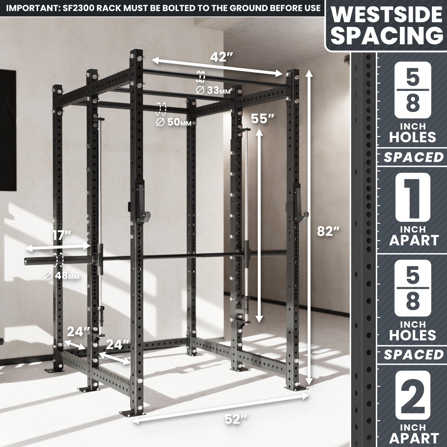 Synergee 2300 Series Power Cage with Smith Machine