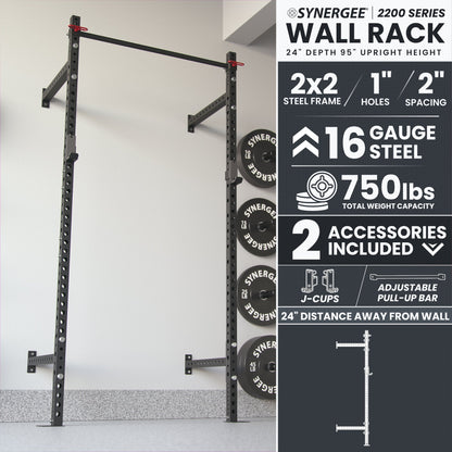 Synergee 2200 Series Wall Mounted Squat Rack