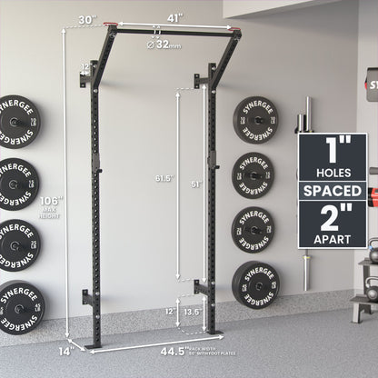 Synergee 2200 Series Wall Mounted Squat Rack