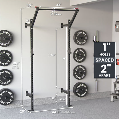 Synergee 2200 Series Wall Mounted Squat Rack