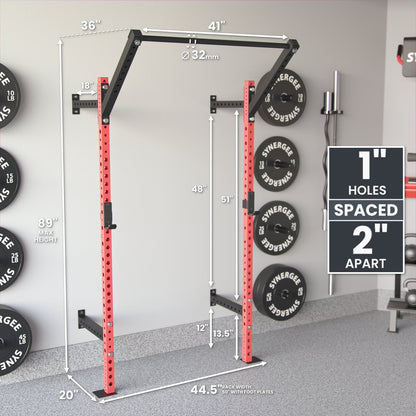Synergee 2200 Series Wall Mounted Squat Rack